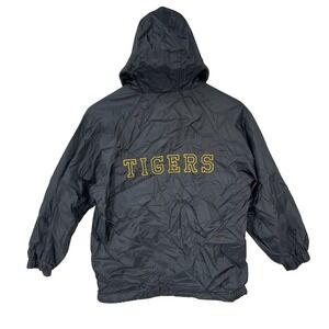 Vintage Missouri Tigers Jacket Youth Acadia Sport Windbreaker Size M 10 12 Black